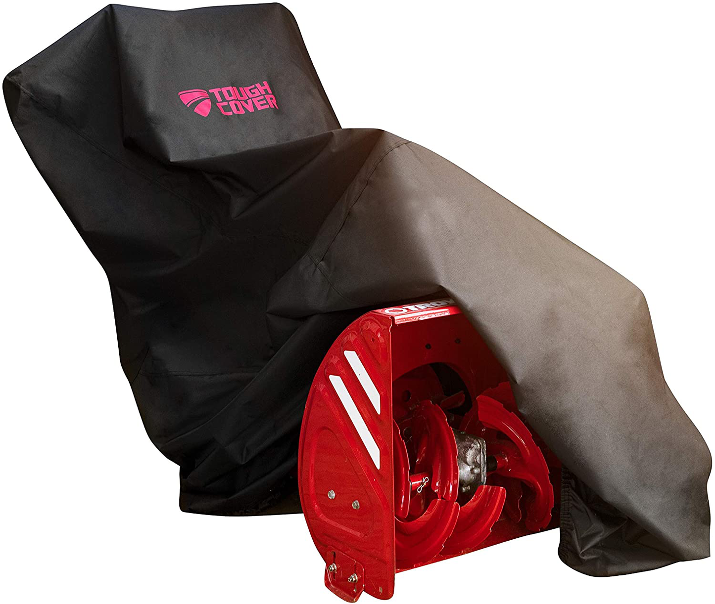 Tough Cover Premium Two-Stage Snow Thrower Cover. Heavy Duty 600D Marine Grade Fabric. Universal Fit. Weather, UV Protection.