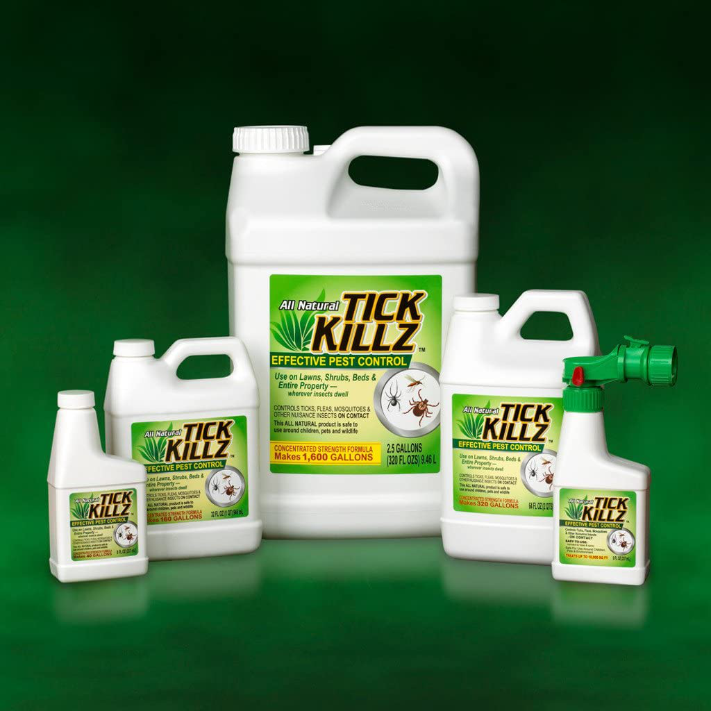 Tick Killz 1322 Natural Pest Control Hose End Spray Insecticide, Clear