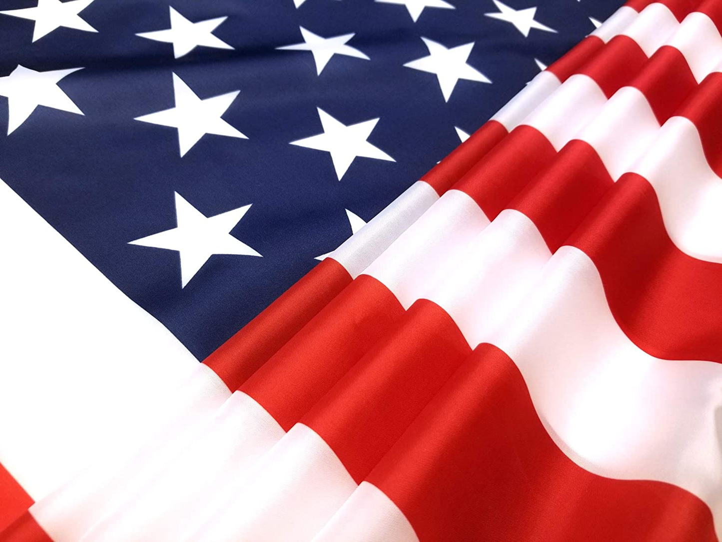 3X5 Outdoor USA American Flag, Double Stitched with Brass Grommets