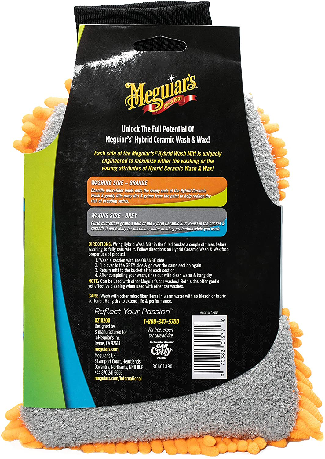 Meguiar's X210200 Hybrid Wash Mitt