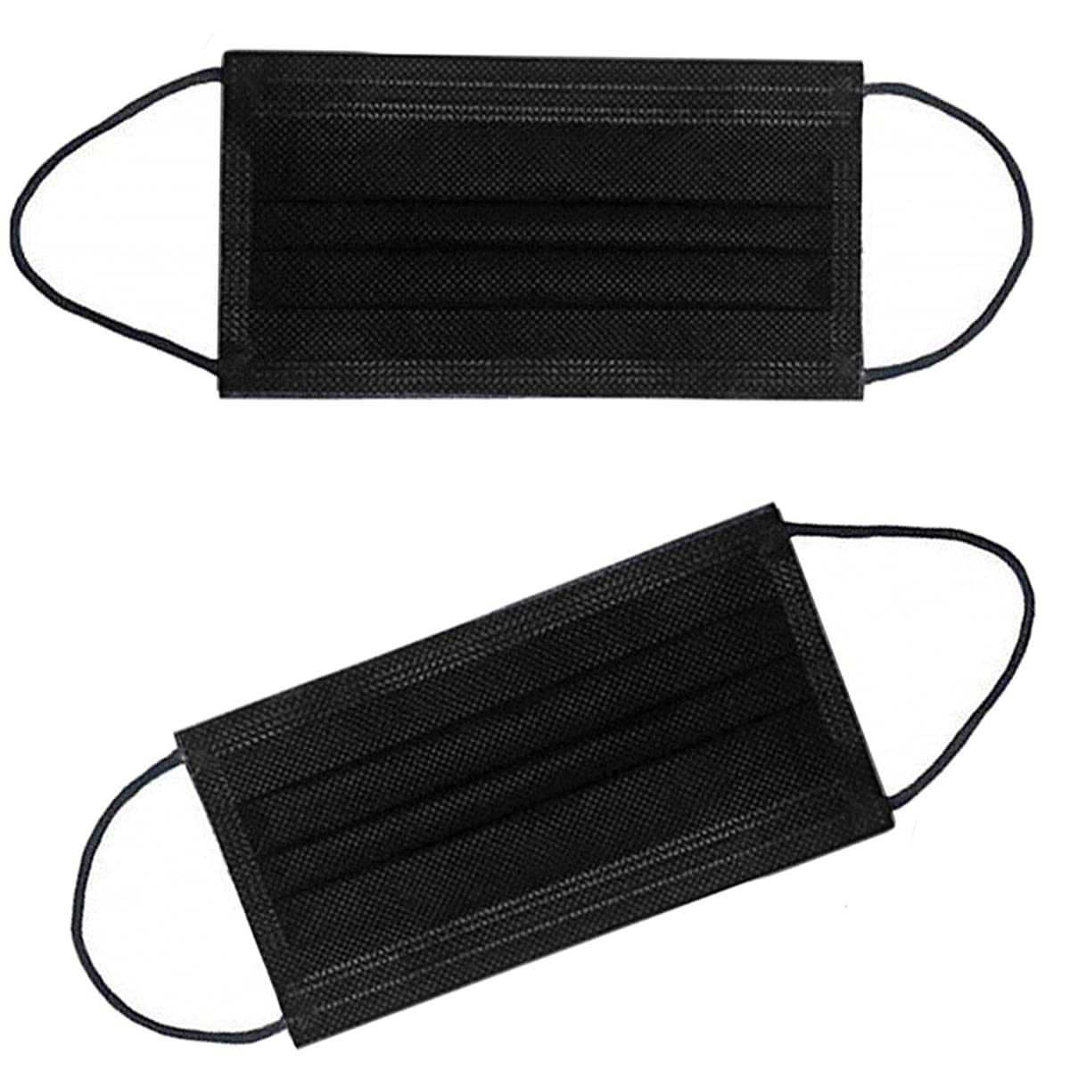 3 Ply Black Disposable Face Mask Filter Protection Face Masks