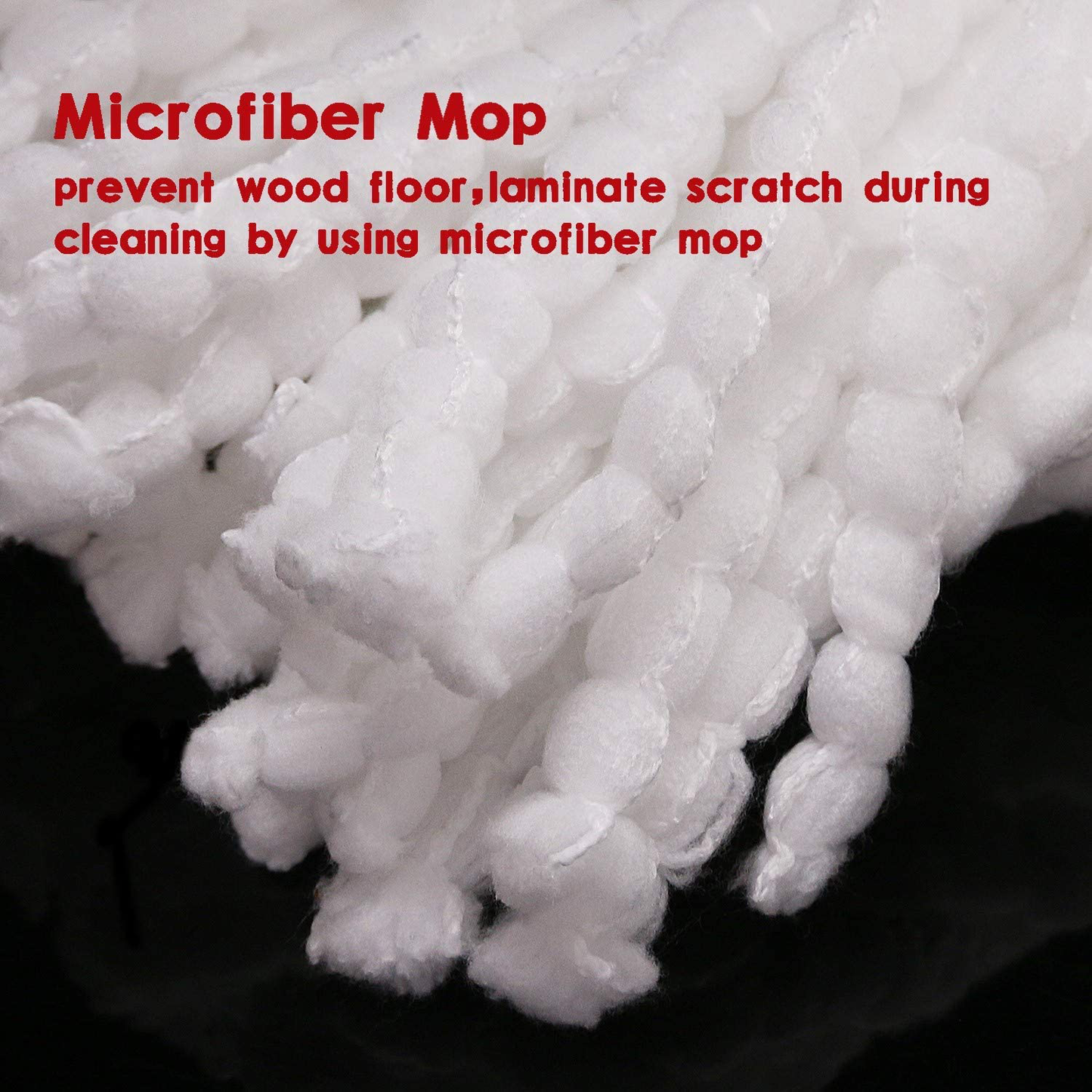 12 Pack Mop Replacement Heads Compatible with Spin Mop, Microfiber Spin Mop Refills, Easy Cleaning Mop Head Replacement