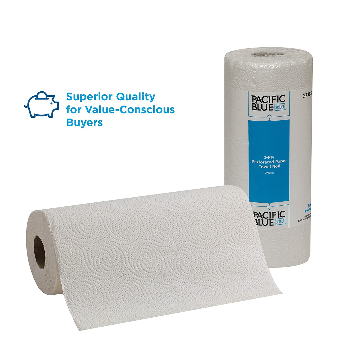 30 Paper Towel Rolls - Pacific Blue Select 2-Ply Perforated Paper Towel Rolls