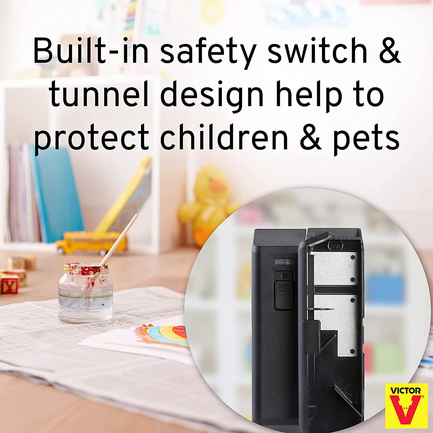 Victor M250S No Touch, No See Upgraded Indoor Electronic Mouse Trap - 2 Traps