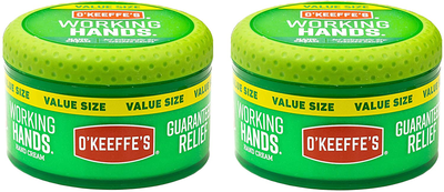 O'Keeffe's Working Hands Hand Cream Value Size, 6.8 Ounce Jar, (Pack of 2)