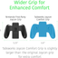 Comfort Grip for Nintendo Switch by TalkWorks | Controller Game Accessories Handheld Joystick Remote Control Holder Joy Con Kit