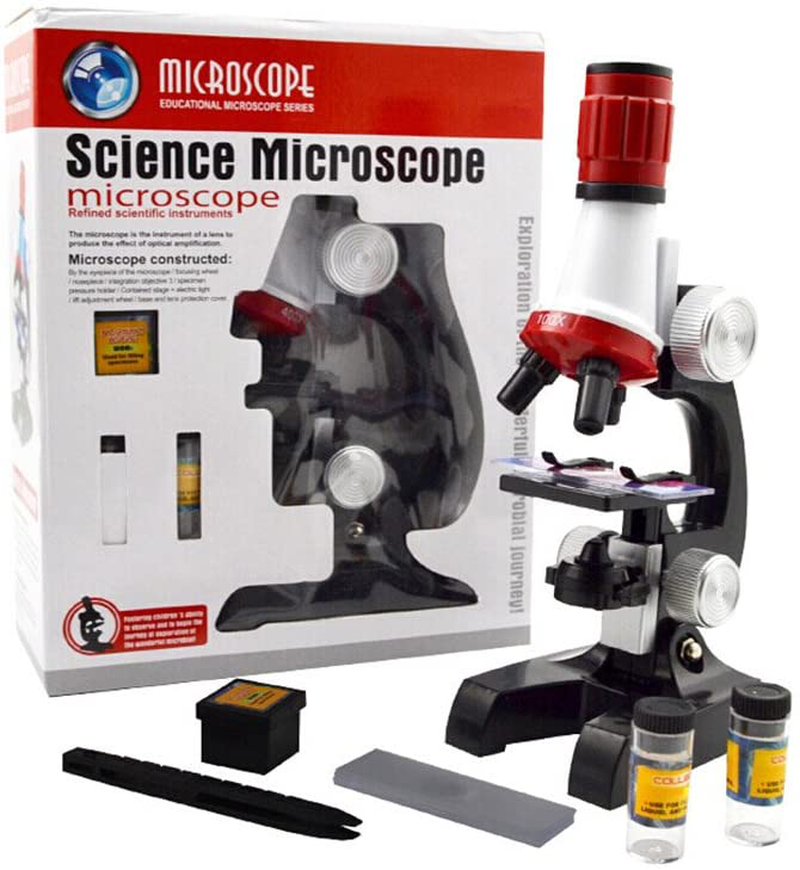 Kids Microscope Science Kit with Slides