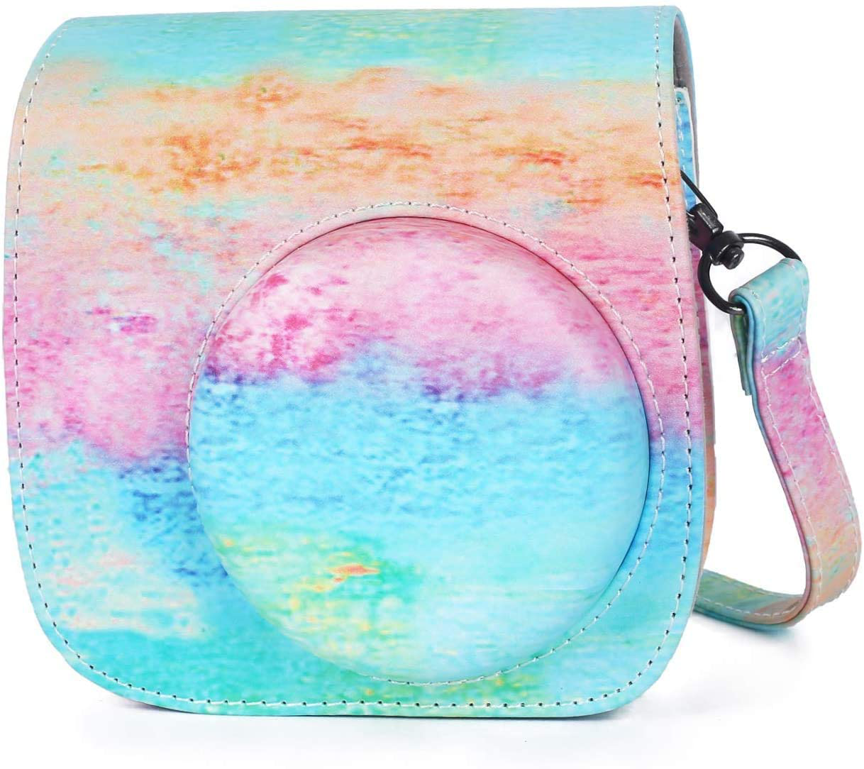 Phetium Instant Camera Case Compatible with Instax Mini 11,PU Leather Bag with Pocket and Adjustable Shoulder Strap