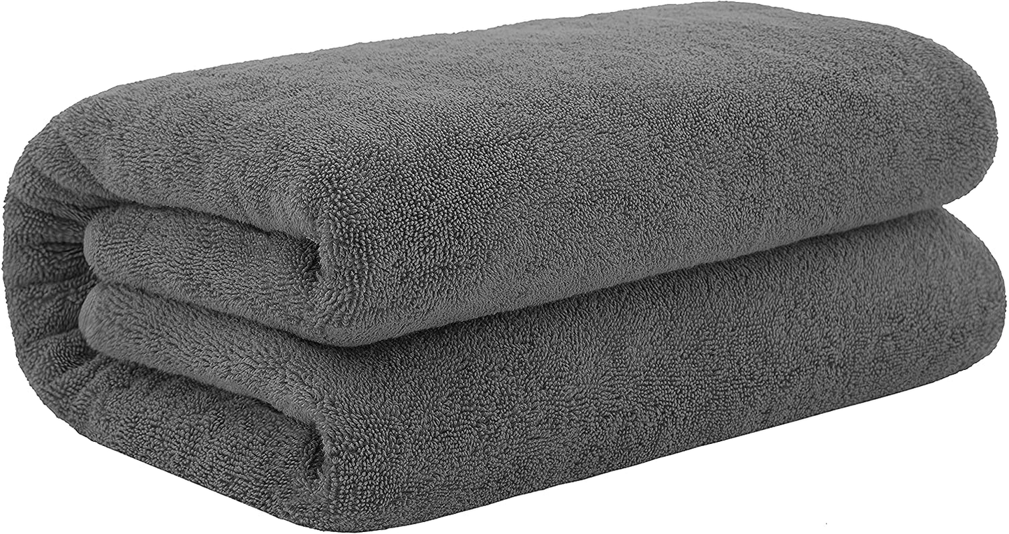 Cotton Paradise Luxurious Jumbo Bath Sheet 40x80 Inches Thick & Large 650 GSM Genuine Ringspun Cotton, Luxury Hotel & Spa Quality