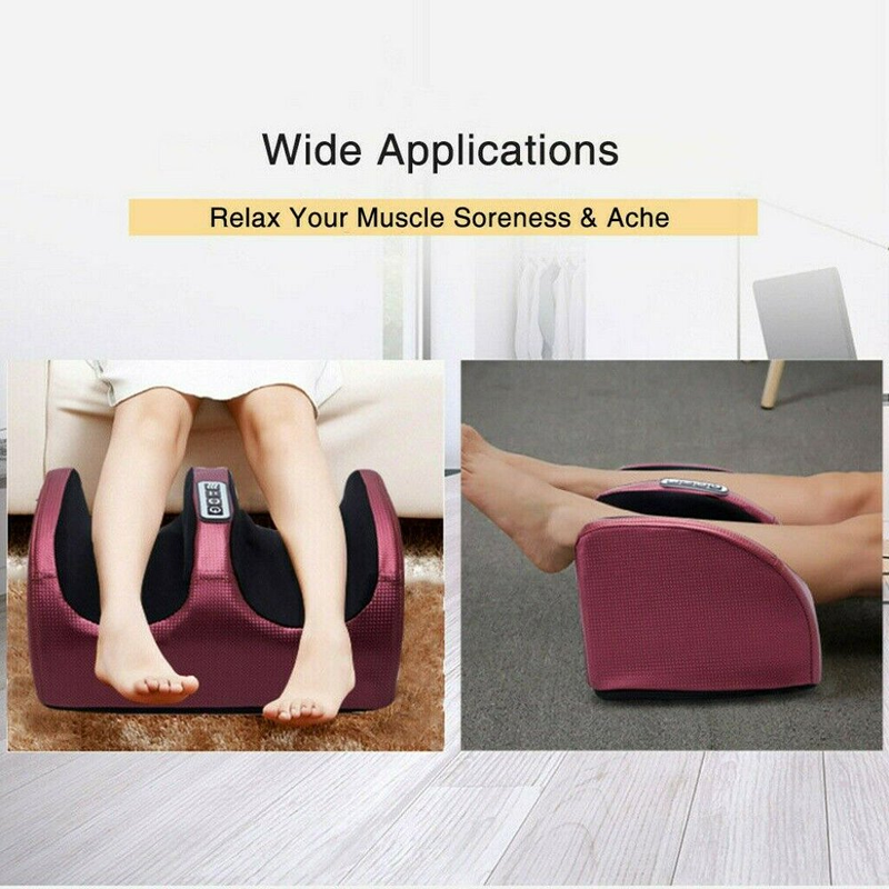 Electric Foot Massager, Deep Kneading Rolling Massage Therapy