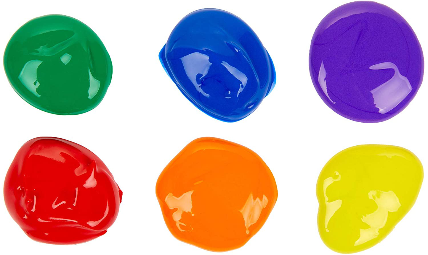 Crayola Washable Kids Paint, 6 Count, Kids At Home Activities, Painting Supplies, Gift, Assorted