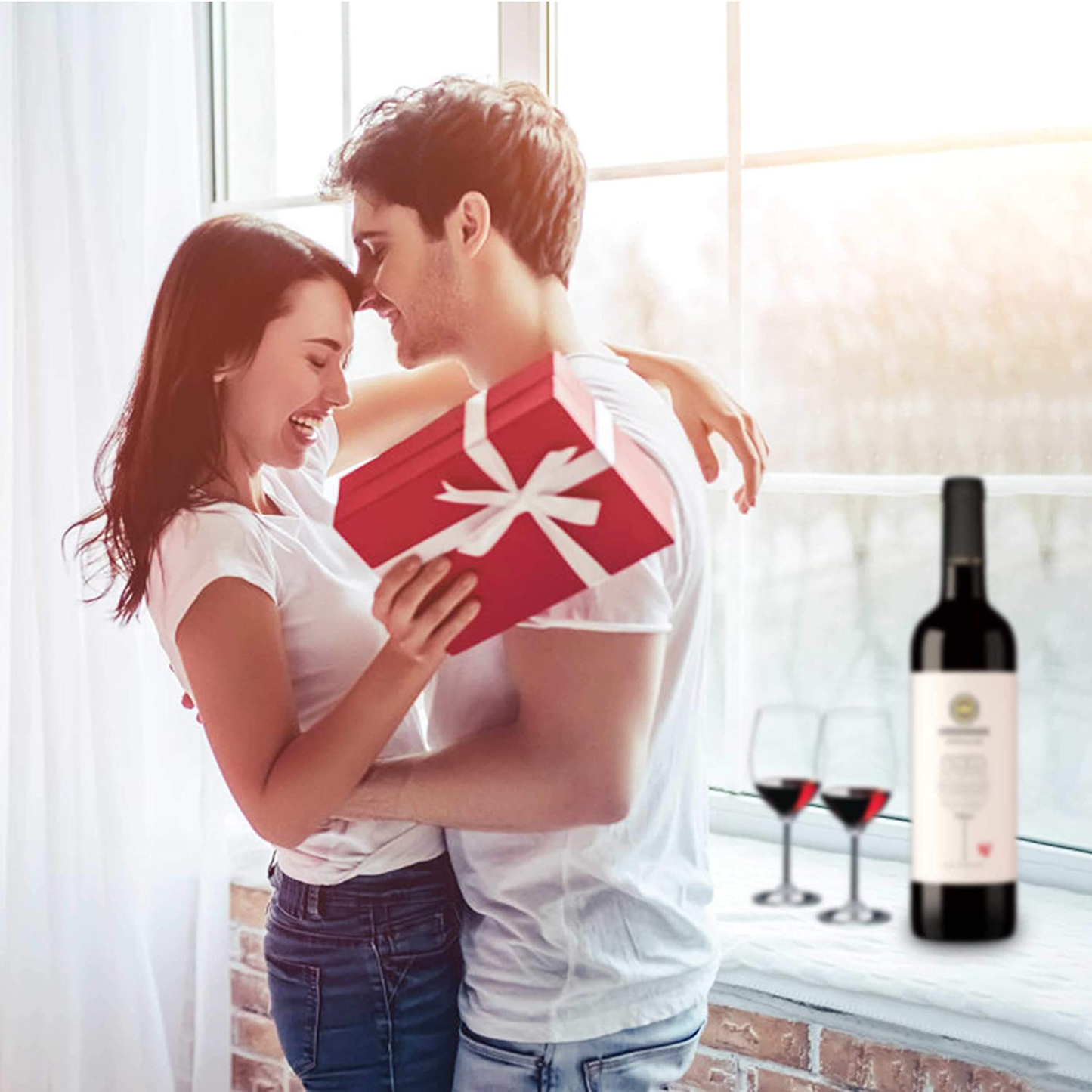 ERHIRY Wine Bottle Stopper Stainless Steel, Wine Bottle Plug with Silicone, Expanding Beverage Bottle Stopper, Reusable Wine Saver, Bottle Sealer Keeps Wine Fresh, Best Gift Accessories, Rose Gold…