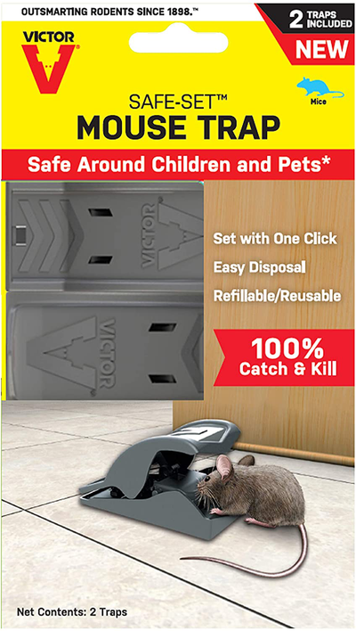 Victor M070 Safe-Set Mouse Trap - 2 Traps