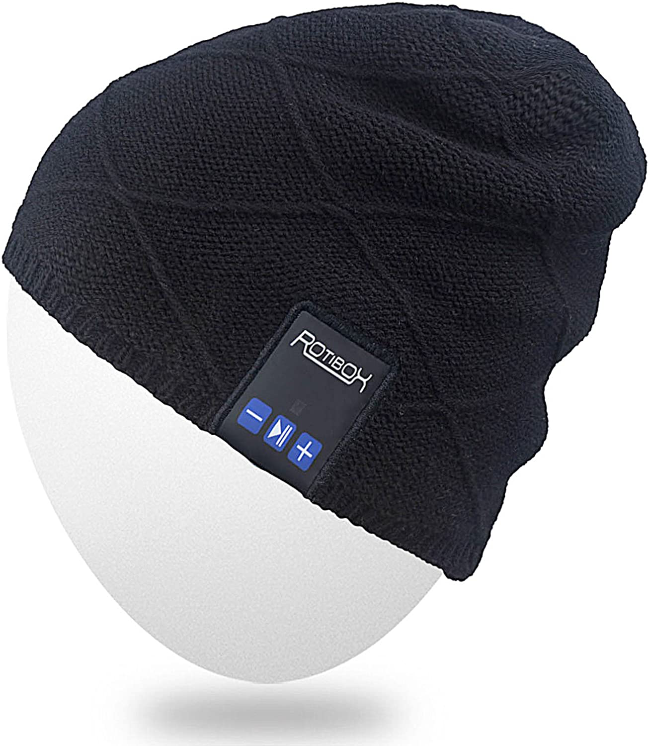 Rotibox Bluetooth Beanie Hat Wireless Headphone for Outdoor Sports Xmas Gifts