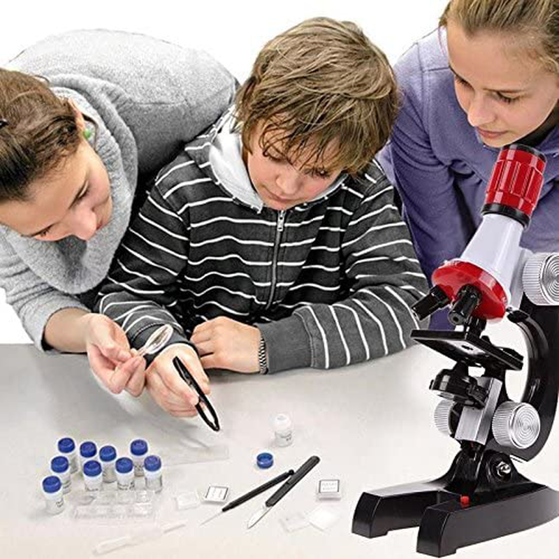 Kids Microscope Science Kit with Slides