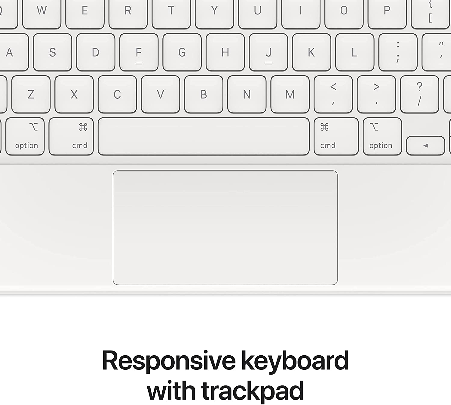Apple Magic Keyboard for 11-Inch Ipad Pro 3Rd Gen & Ipad Air 4Th Gen - White (Renewed)