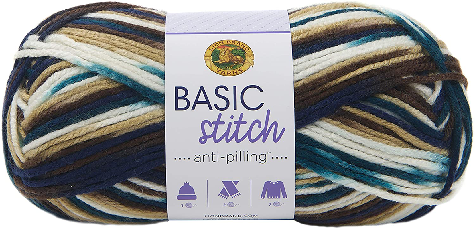 LION BRAND YARN COMPANY YARN BASIC STITCH AN FROST