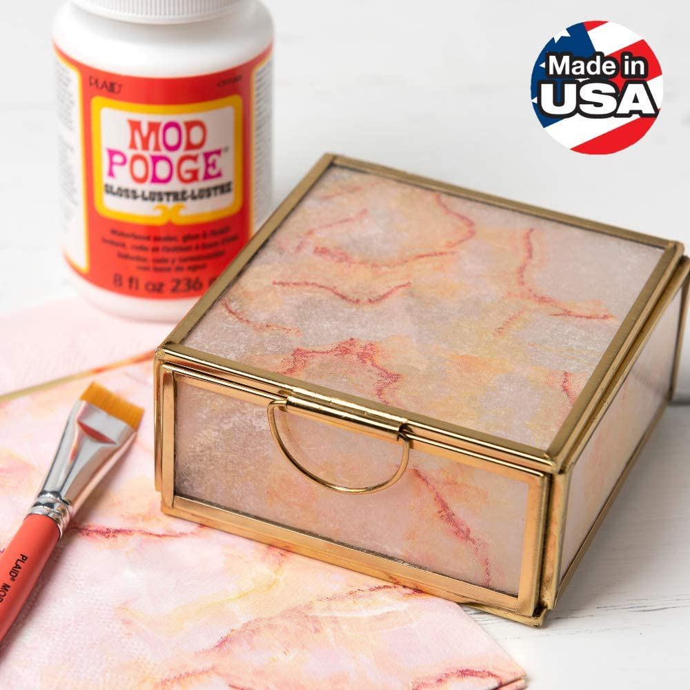 Mod Podge CS11201 Waterbase Sealer, Glue & Decoupage Finish, 8 oz, Gloss, 8 Fl Oz