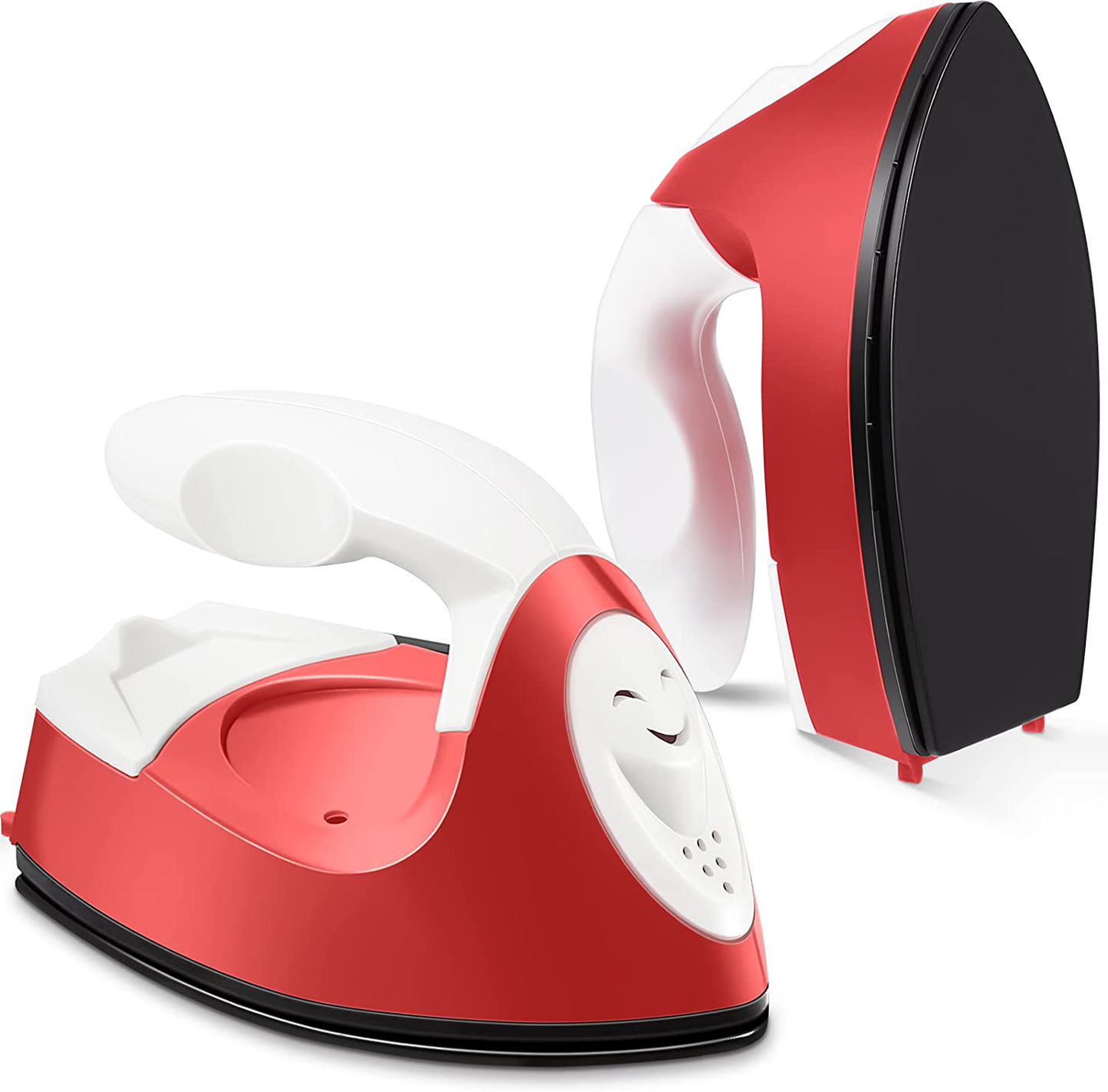 Mini Craft Iron Mini Heat Press Mini Iron Press Portable Handy Heat Press Mini Iron with Charging Base Accessories for Clothes DIY T-Shirts Shoes Heat Transfer Vinyl Projects