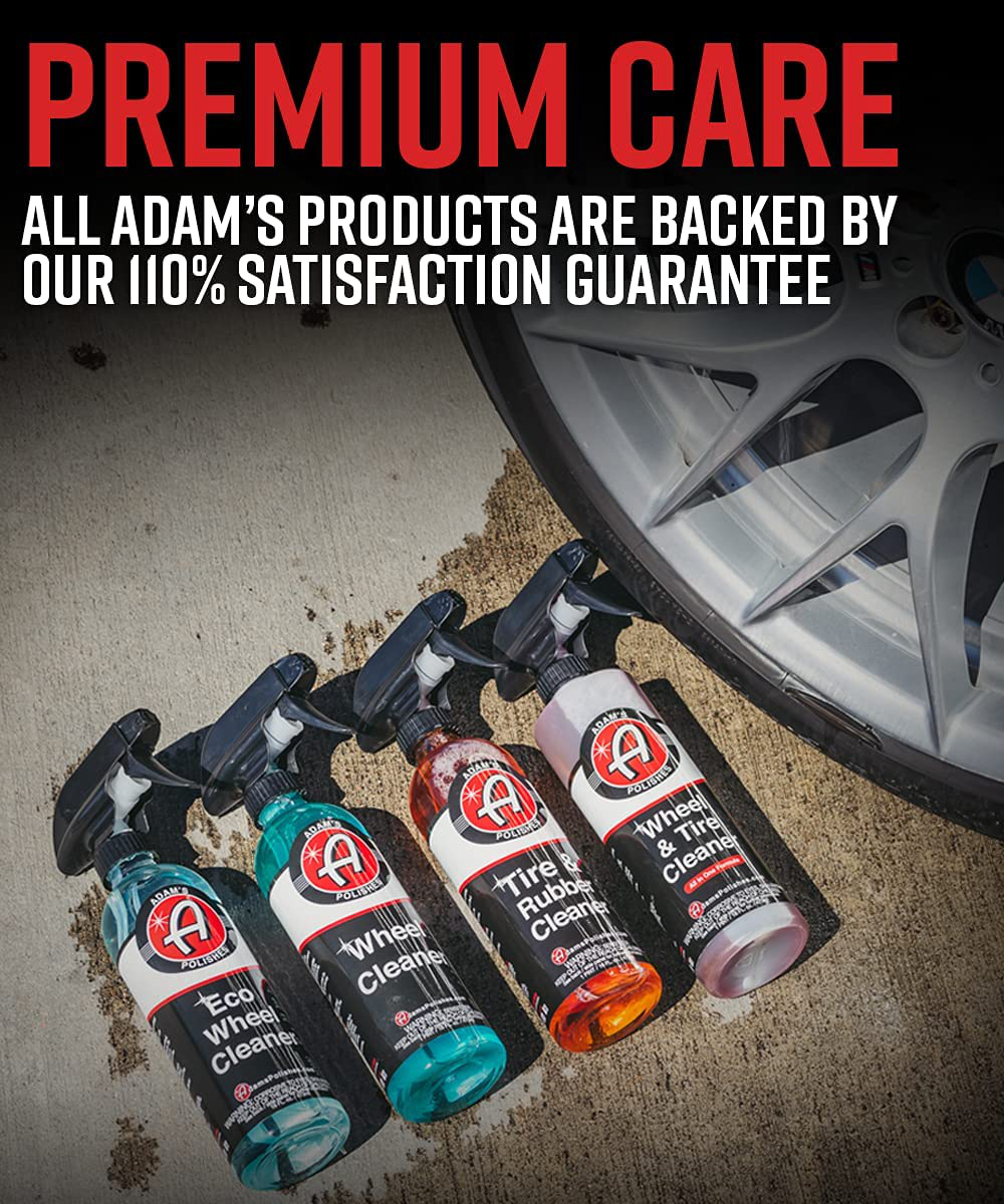 Adam’s Wheel & Tire Cleaner Professional All in One Tire & Wheel Cleaner Use W/Wheel Brush & Tire Brush