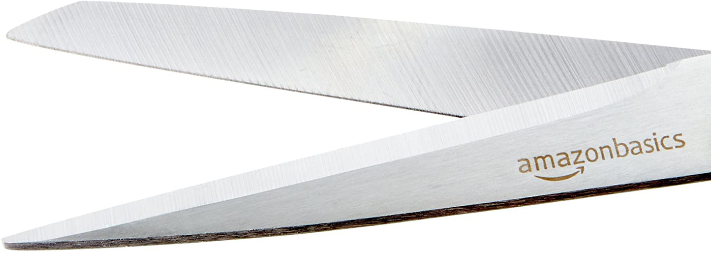 Multipurpose, Comfort Grip, Titanium Fused, Stainless Steel Office Scissors - Pack of 3