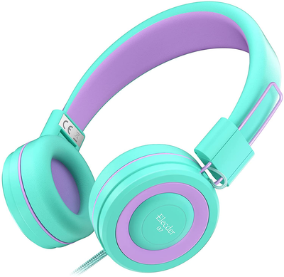 Elecder i37 Kids Headphones Children Girls Boys Teens Foldable Adjustable On Ear Headphones 3.5mm Jack