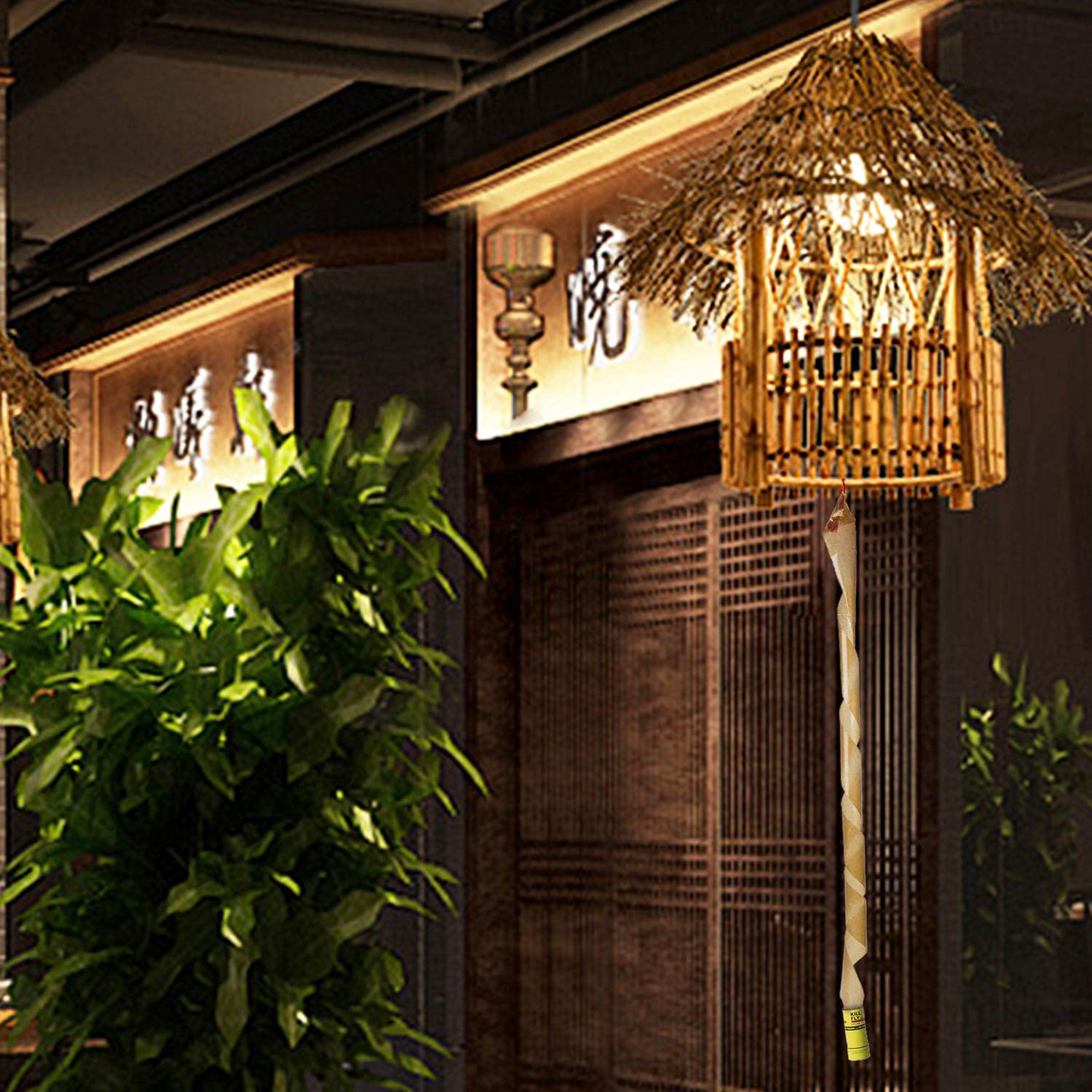 20 Pack Sticky Fly Strips Tape Ribbon, Fly Trap Catcher, Gnat Killer Indoors/Outdoors