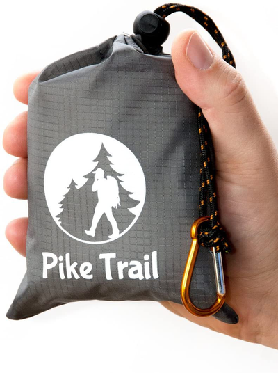Pocket Blanket -Compact Picnic Blanket (60"X 56") - Sand Proof Beach Blanket / 100% Waterproof Ground Cover. Great Outdoor Blanket for Hiking, Camping, Picnics, Travel and Beach Trips!