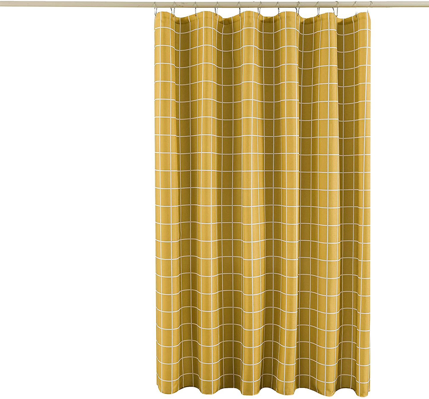 Textured Fabric Shower Curtain - Machine Washable