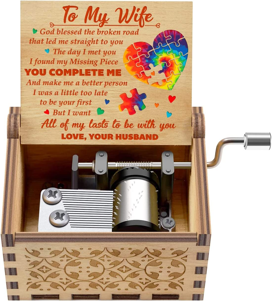 Engraved Color Music Box - Gift for Daughter from Mom - Don T Be Afraid of Being Different (Mb-370-Momdau) Christmas Gift Ideas for Her