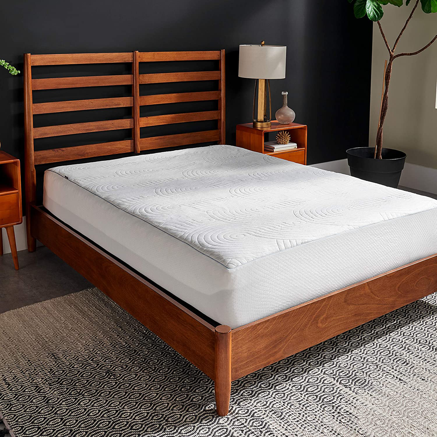 Tempur-Pedic Cool Luxury Mattress Pad, California King, White
