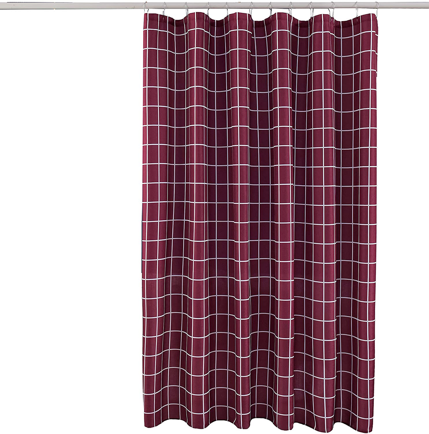 Textured Fabric Shower Curtain - Machine Washable
