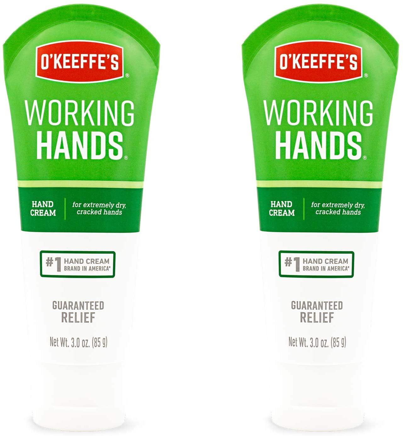 O'Keeffe's Working Hands Hand Cream, 3 ounce Tube, (Pack of 2), K0290007