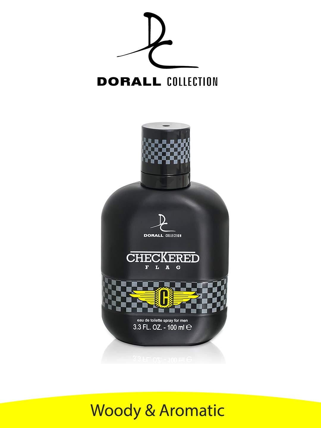 CHECKERED FLAG by DORALL COLLECTION COLOGNE for MEN 3.3 OZ / 100 ML EAU DE TOILETTE SPRAY