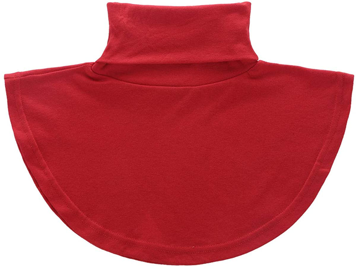 YOOJIA Womens Fake Collar Faux Turtleneck Neck Dickey Detachable Mock Half Top Blouse Collar Cotton Neck Warm Cover