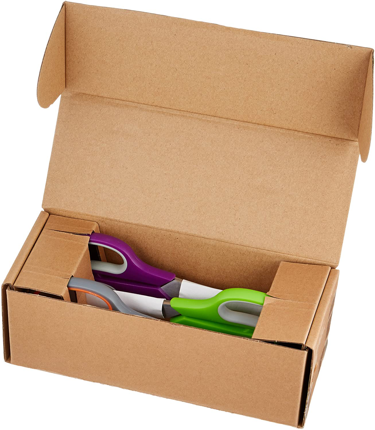 Multipurpose, Comfort Grip, Titanium Fused, Stainless Steel Office Scissors - Pack of 3