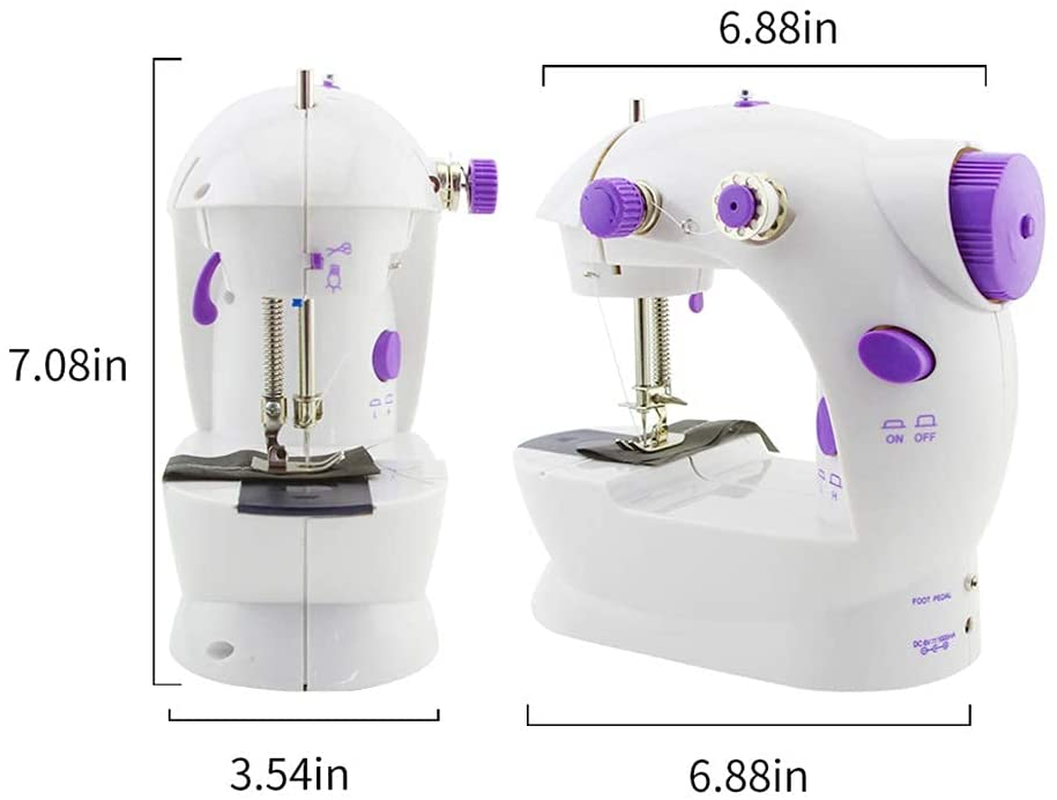 Mini Sewing Machine | EALEK Sewing Machine for Beginners, Kids Sewing Machine Easy to Learn Portable Sewing Machine for Home Crafting & DIY Project