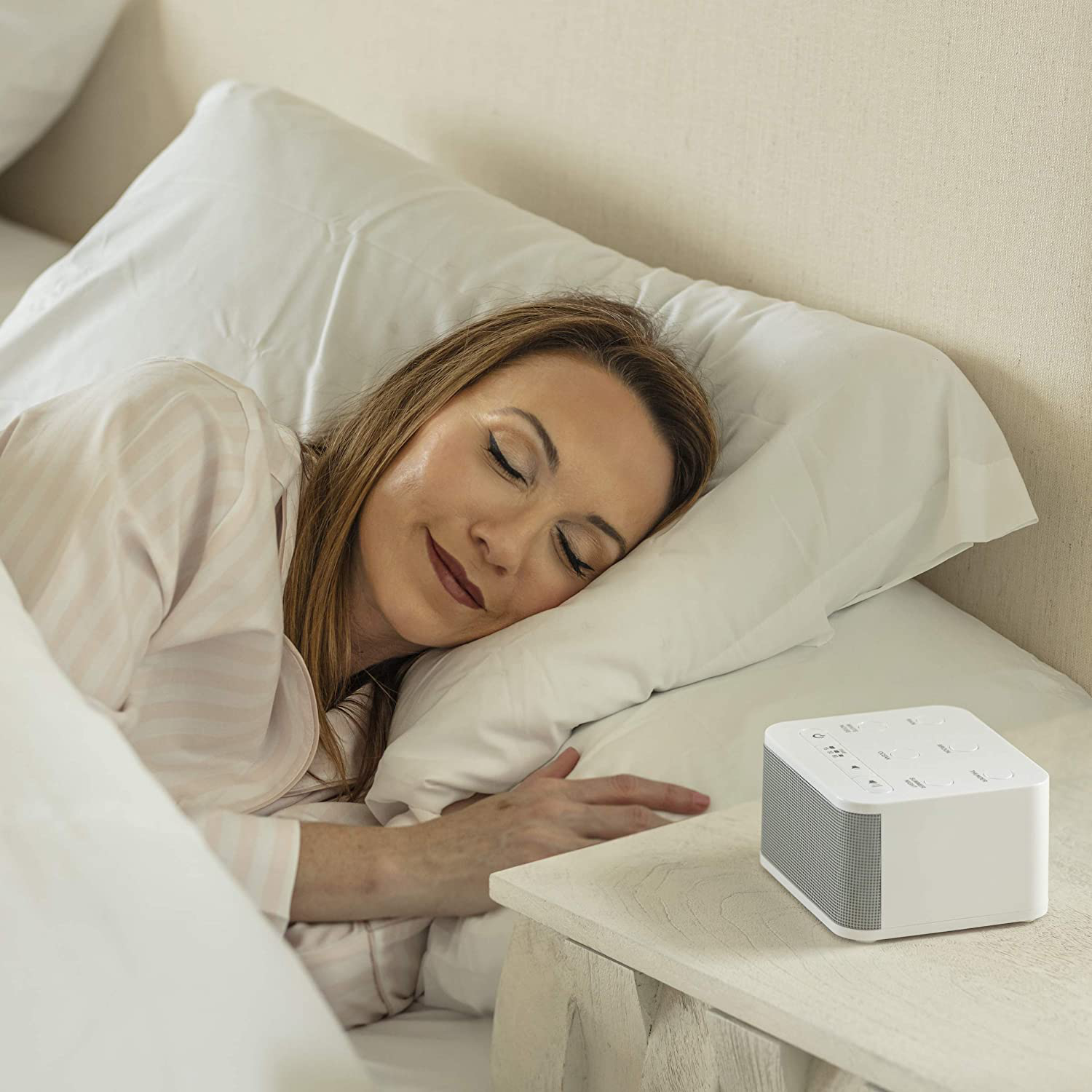 Big Red Rooster 6 Sound White Noise Machine | Sound Machine for Sleeping | Portable White Noise Machine for Office Privacy | Travel Sound Machine Baby | Plug in Or Battery Operated
