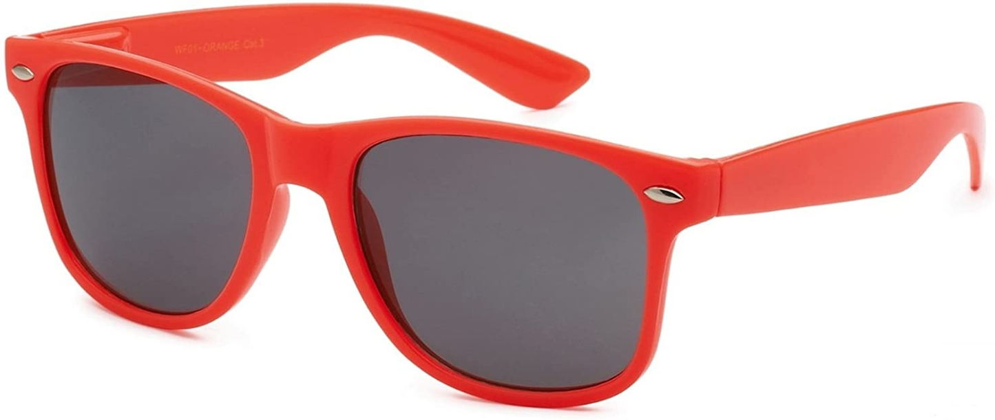 Webdeals Retro - Classic 80S Style Sunglasses Vintage Rectangle