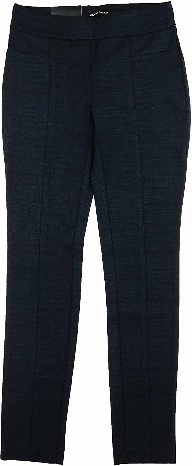 Hilary Radley Women's Narrow Leg Stretch Pull-on Slim Fit Ponte Pant