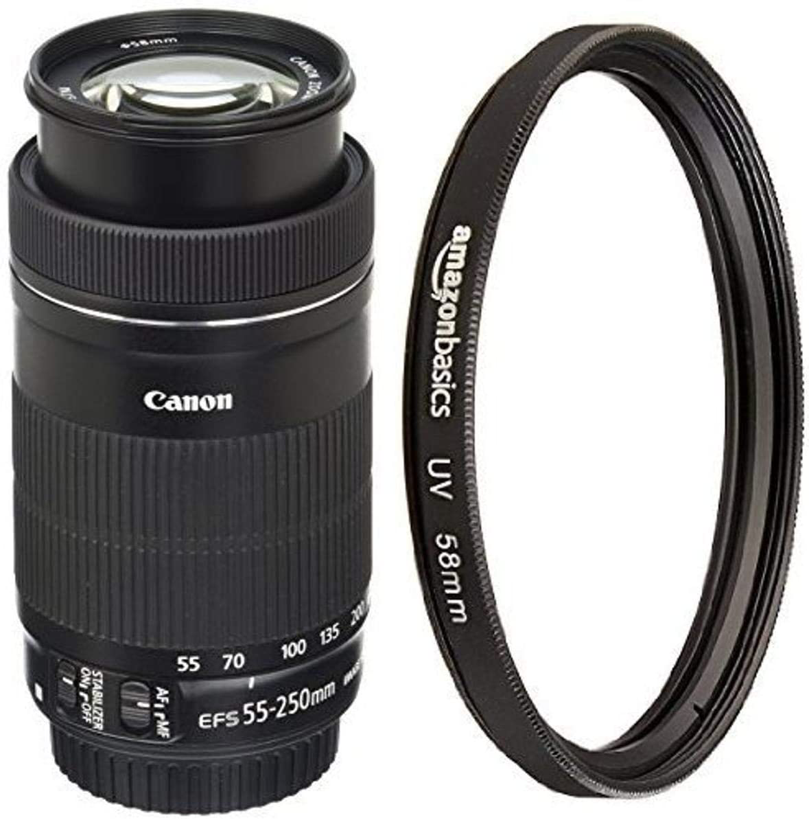 Canon EF-S 55-250mm F4-5.6 IS STM Lens for Canon SLR Cameras