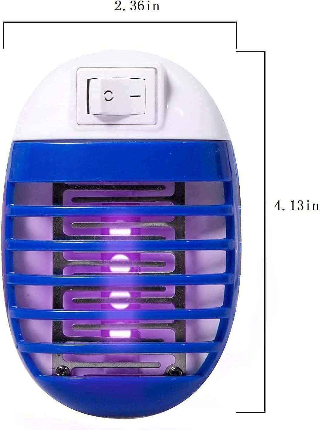 Wellgoo Large Electric Bug Zapper Swatter Fly Trap High Voltage Handheld Mosquito Killer Racket, 1 Pack