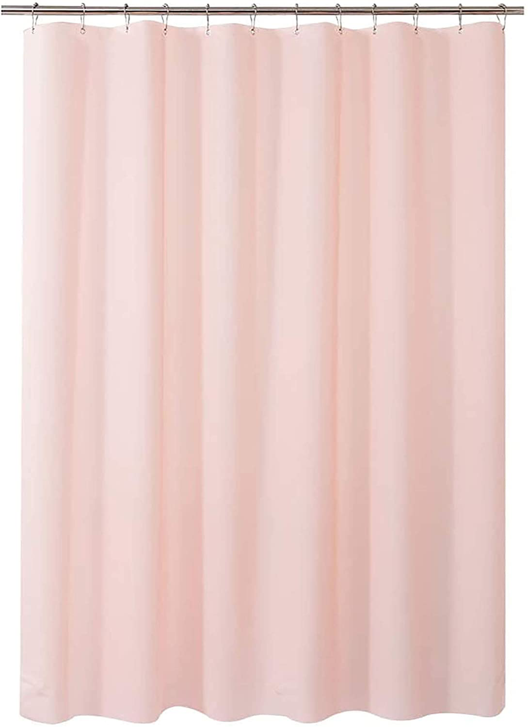 AmazerBath Plastic Shower Curtain Liner, Thick Bathroom Shower Curtains with Heavy Duty Clear Stones and Grommet Holes