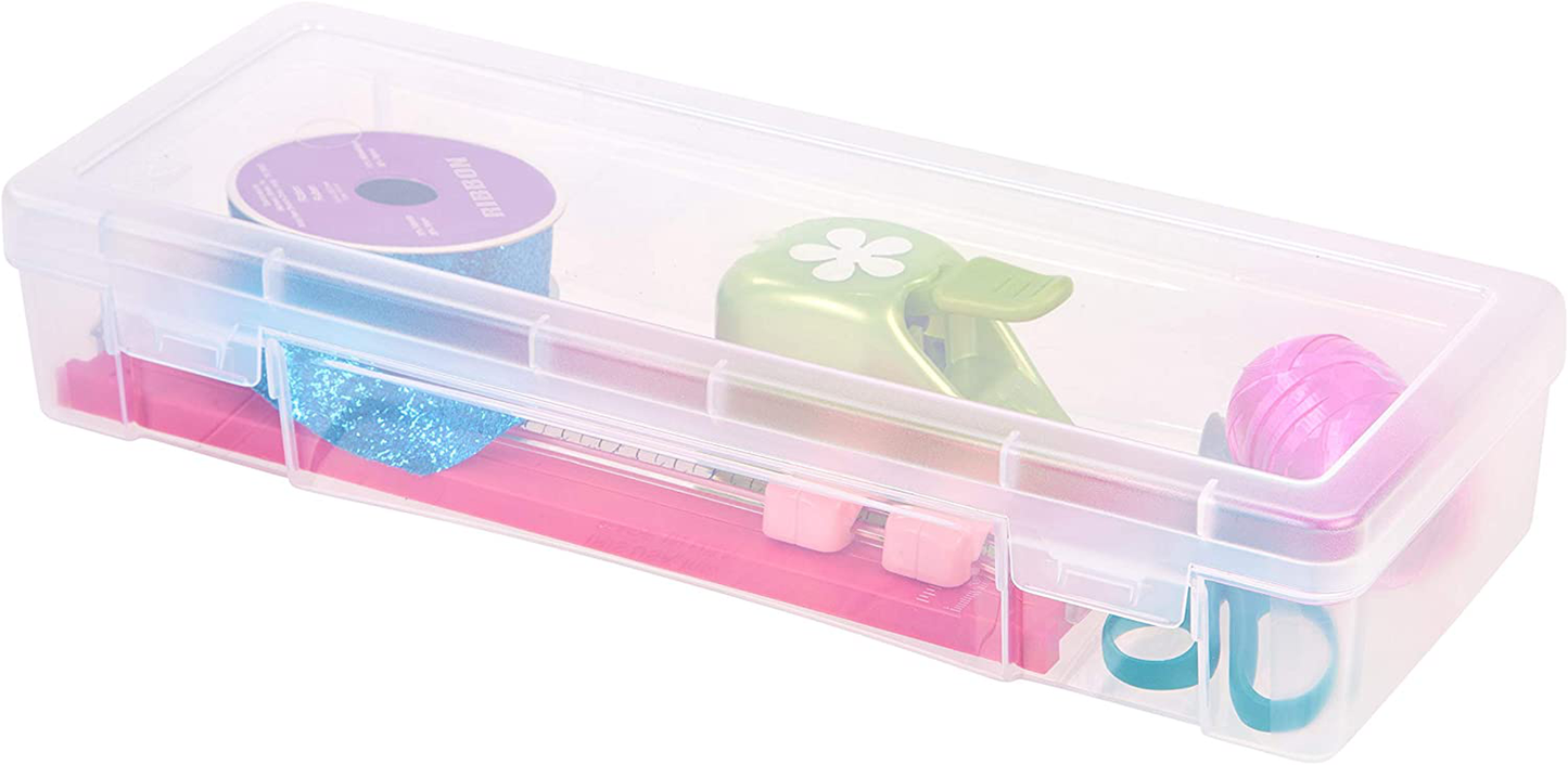Modular Supply Case, PVC-Free ,Large,10 Pack, Clear
