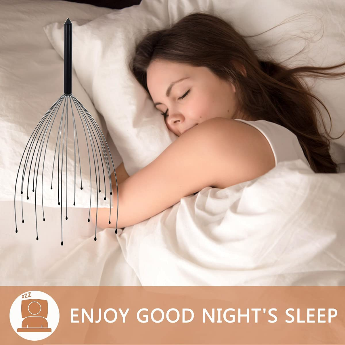 2 Pack Head Massager 20 Fingers Svjetiq Scalp Massagers, Handheld Head Massage Tingler, Scalp Scratcher Head Massagers for Deep Relaxation, Scalp Stimulation and Stress Relief