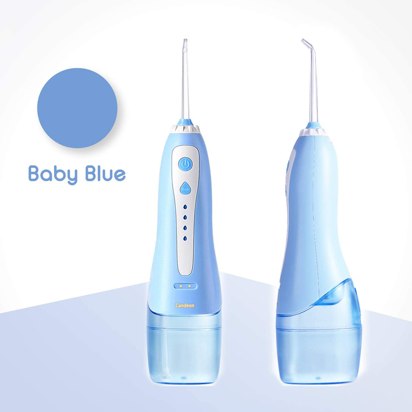 Intellvision Water Flosser with USB Charging Professional Cordless Dental Oral and Nasal Irrigator - 4 Modes Water Flosser with 240ML Cleanable Water Tank for Home and Travel, Braces & Bridges Care