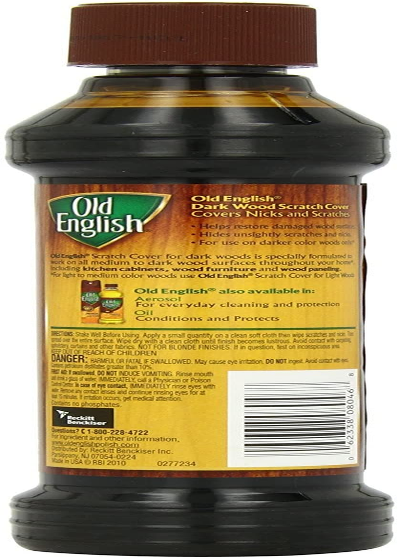 Old English Scratch Cover, 8 Fl Oz (Pack of 1), Browm