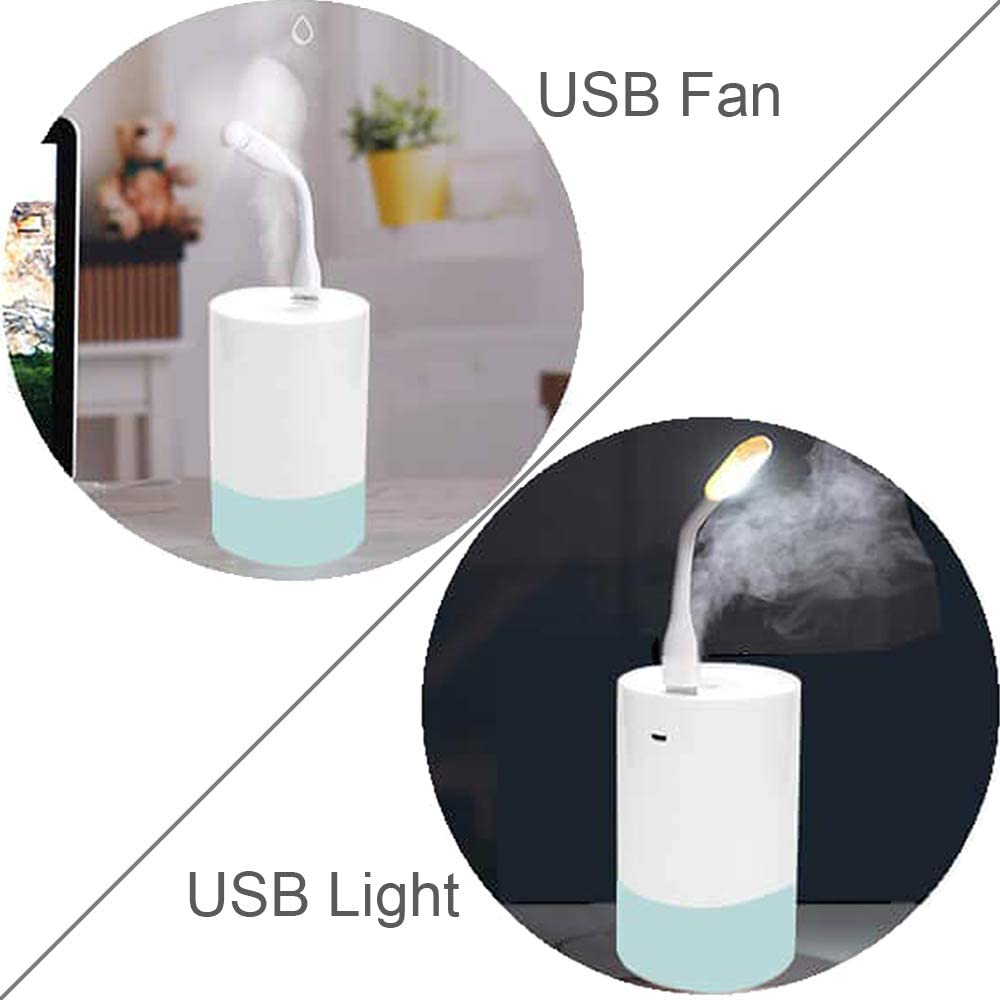 Mini USB Fan.Personal Portable Pocket Fan.Mini Fan for Mini Humidifier/Power Bank/Library/Cinema/Office/Outdoor Traveling/Camping/Fishing【4 PACK 】Black