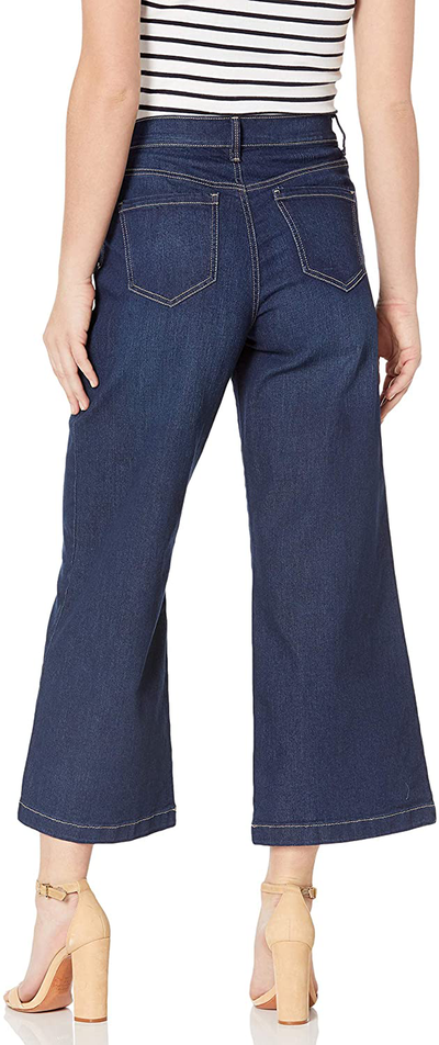 Gloria Vanderbilt Women's Amanda Wide Leg Crop Length Jean