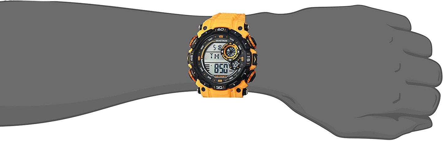 Armi-tron Sport Men's Digital Chronograph Resin Strap Watch